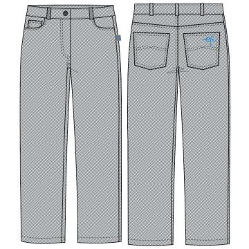 PANT UNIF NIÑA FUNDACION EFI